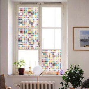 Colorful Mosaic Window Film